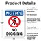 Signmission No Digging, 12 in W x Rectangle, Aluminum OS-2PACK-NS-A-1218-V-14479 - alternate 5